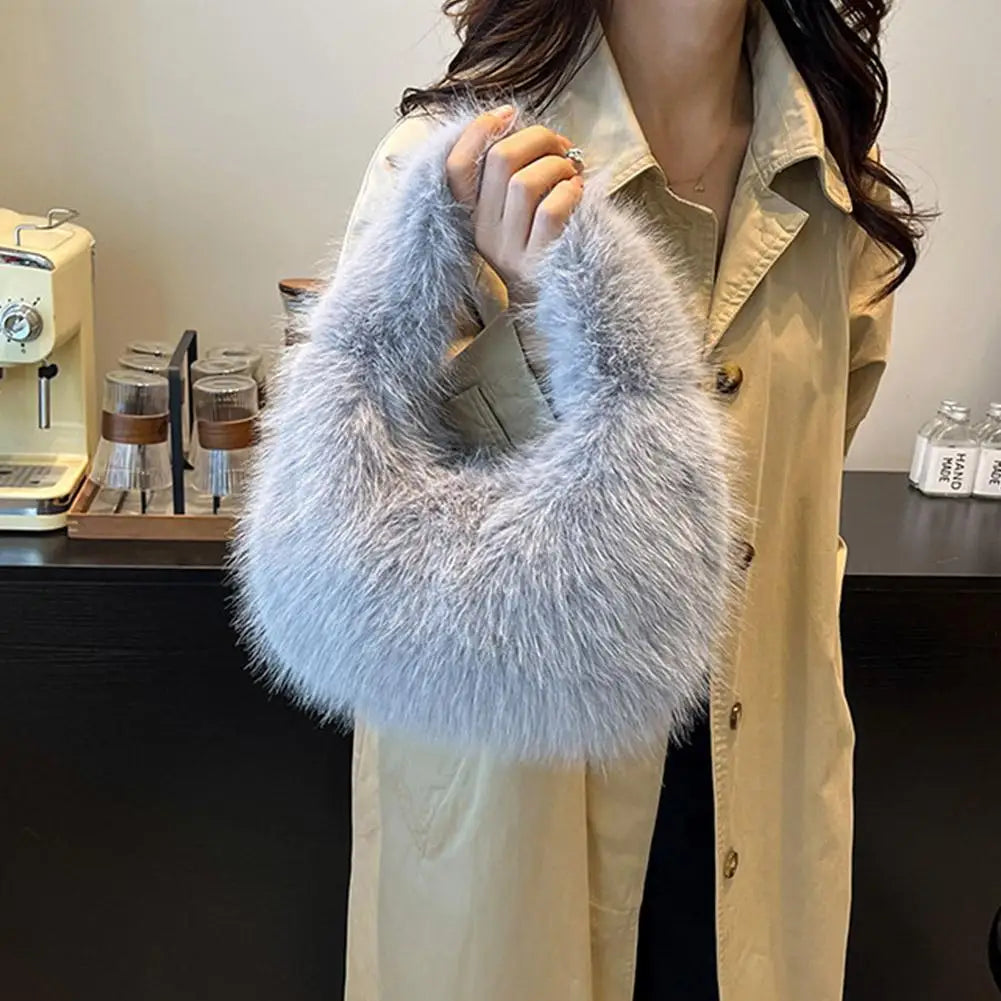 Furry Shoulder Bag