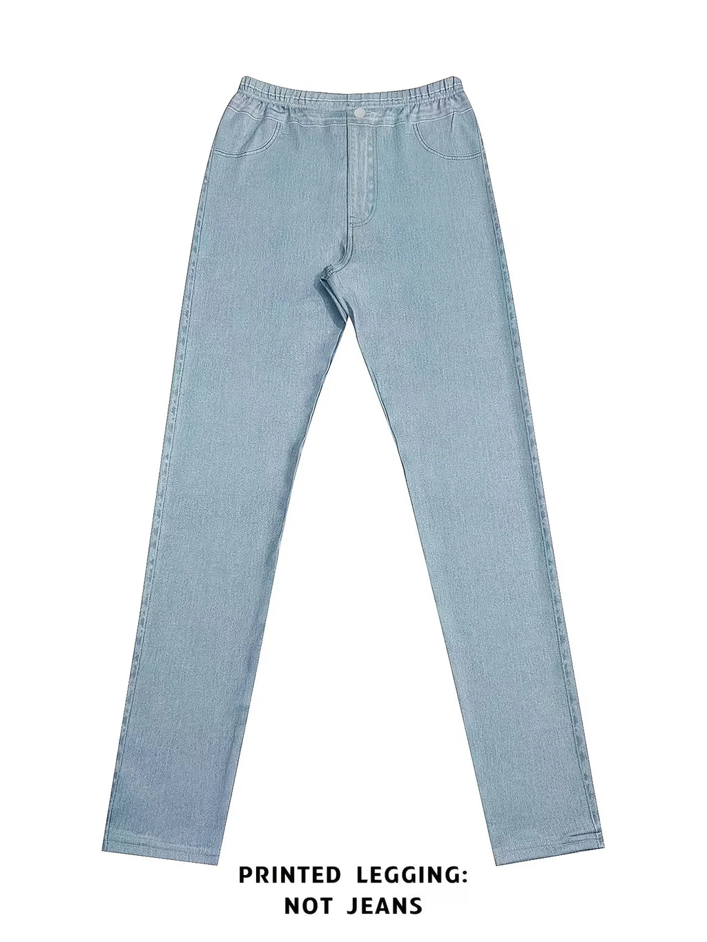Faux Denim Leggings