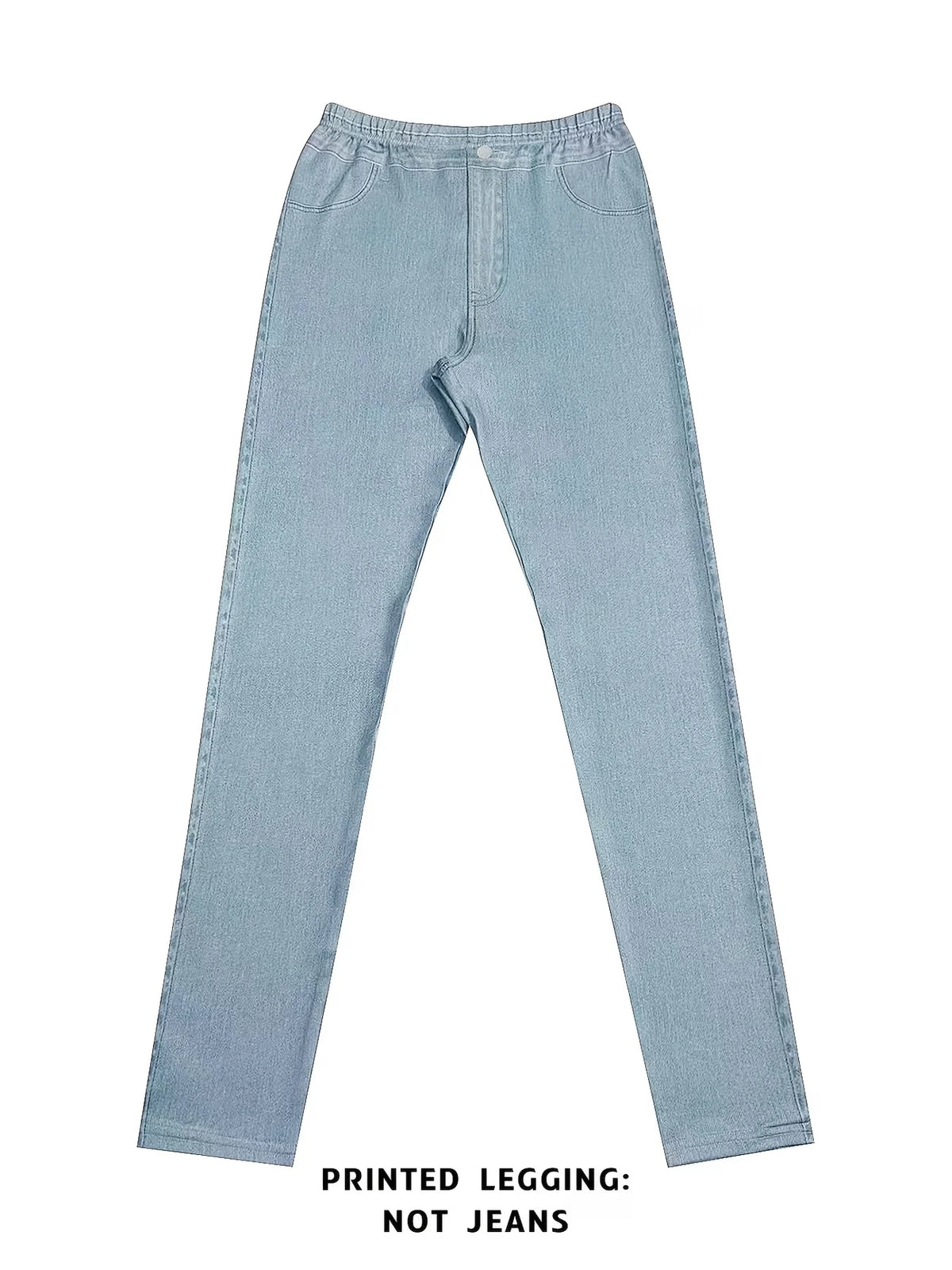 Faux Denim Leggings