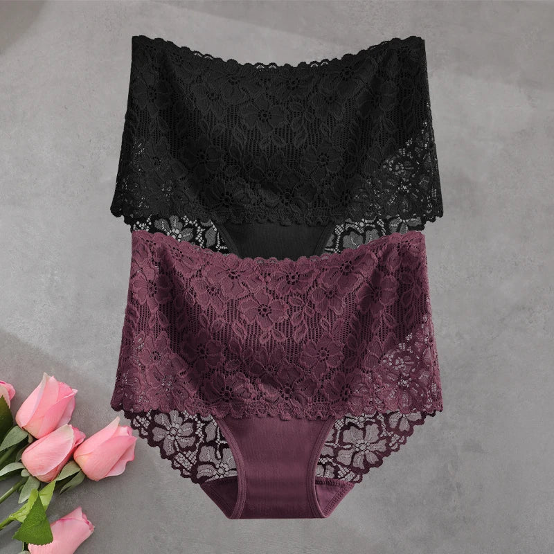 Lace High-Waist Panties
