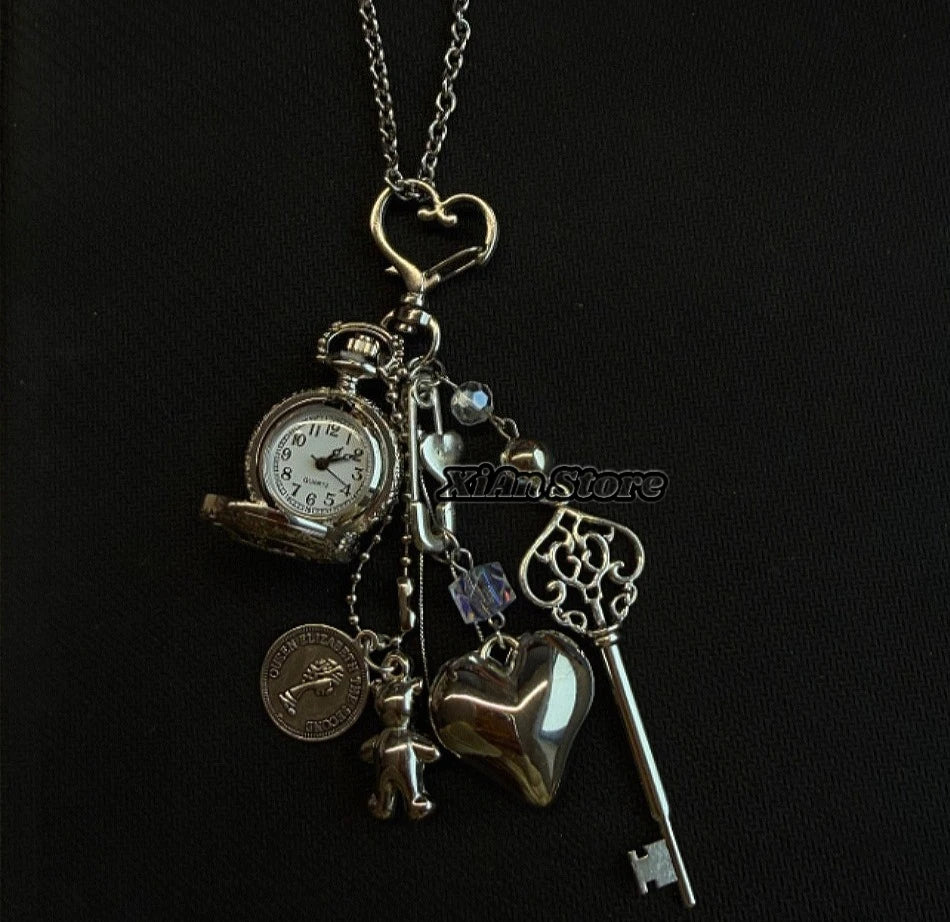 Pocket Watch Keychain