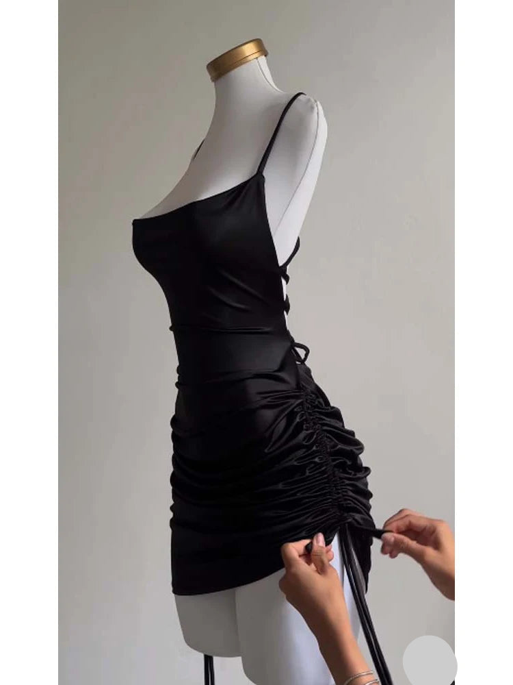 Satin Mini Dress