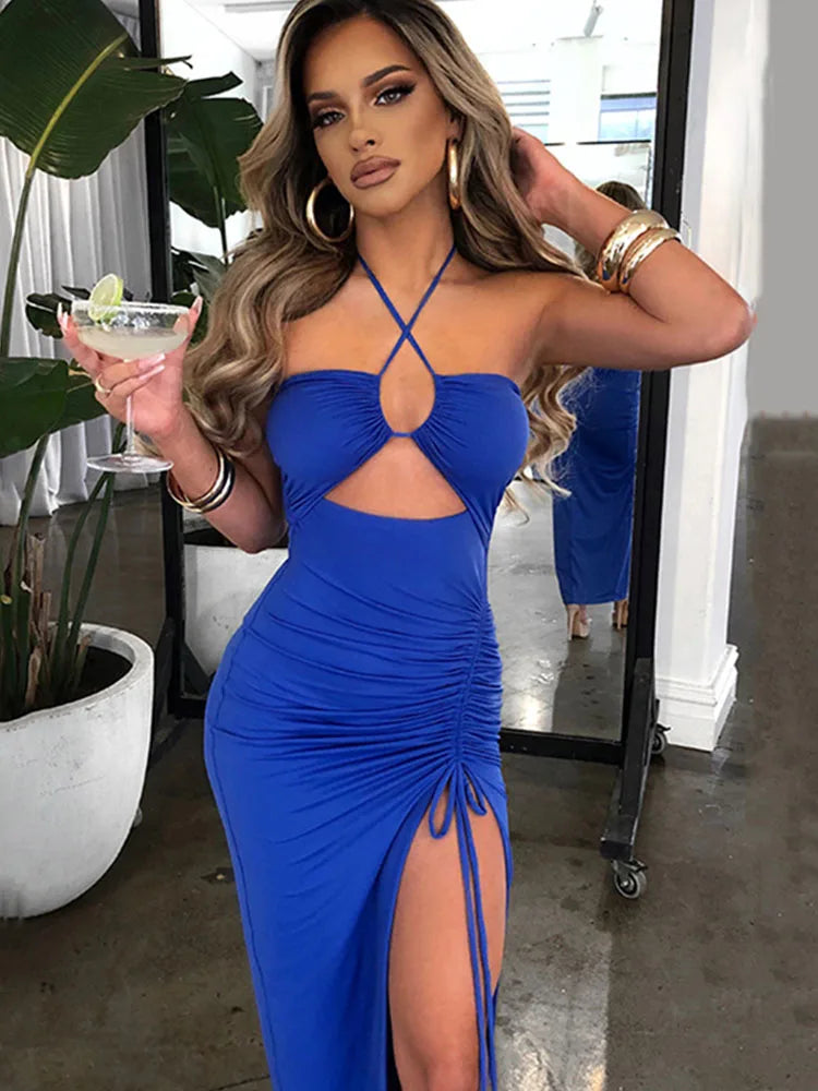 Backless Midi Dress