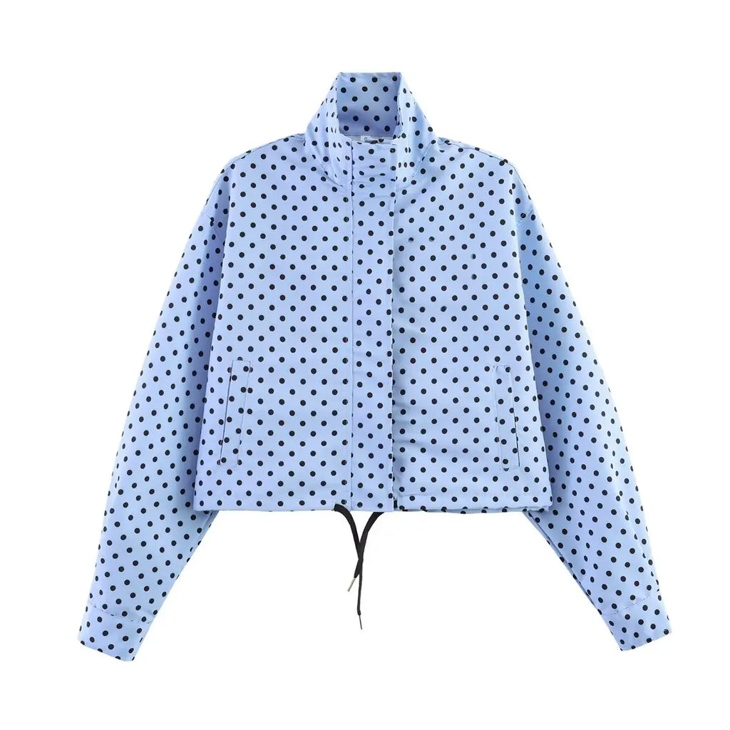 Polka Dot Short Coat