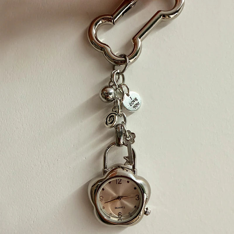 Pocket Watch Keychain