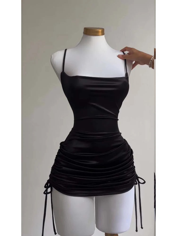 Satin Mini Dress
