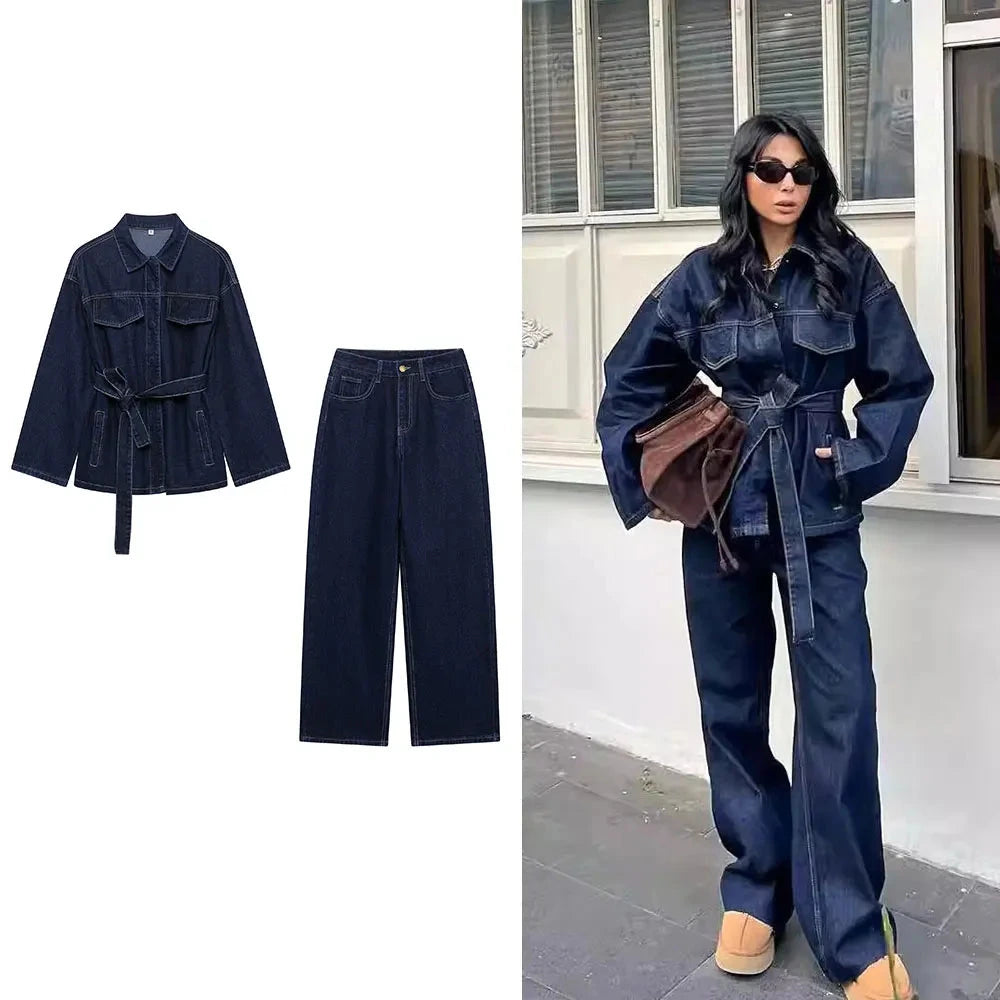 Denim 2-Piece Set