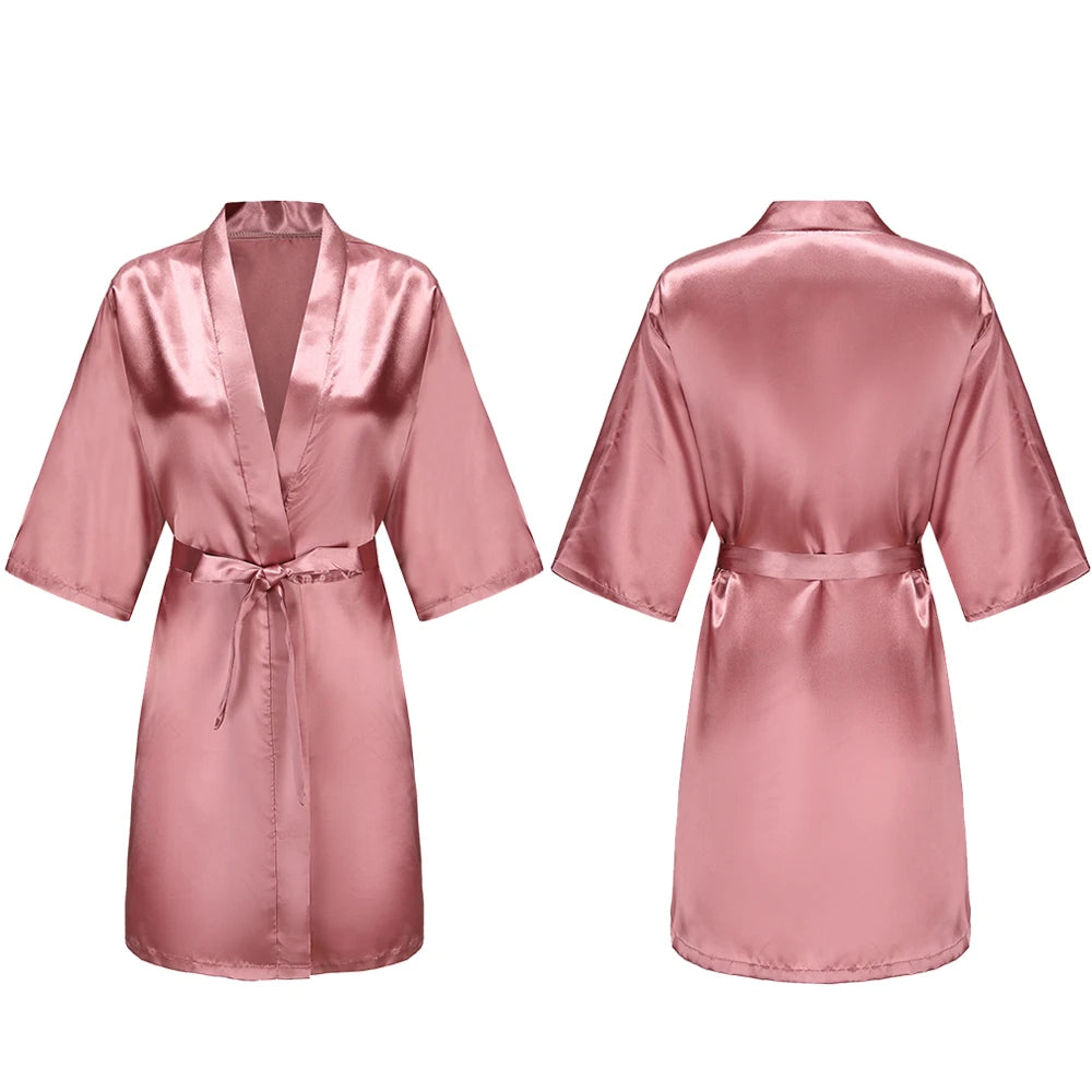 Silky Satin Robe