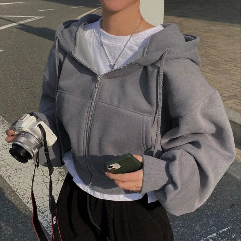 Hooded Crop Jacket