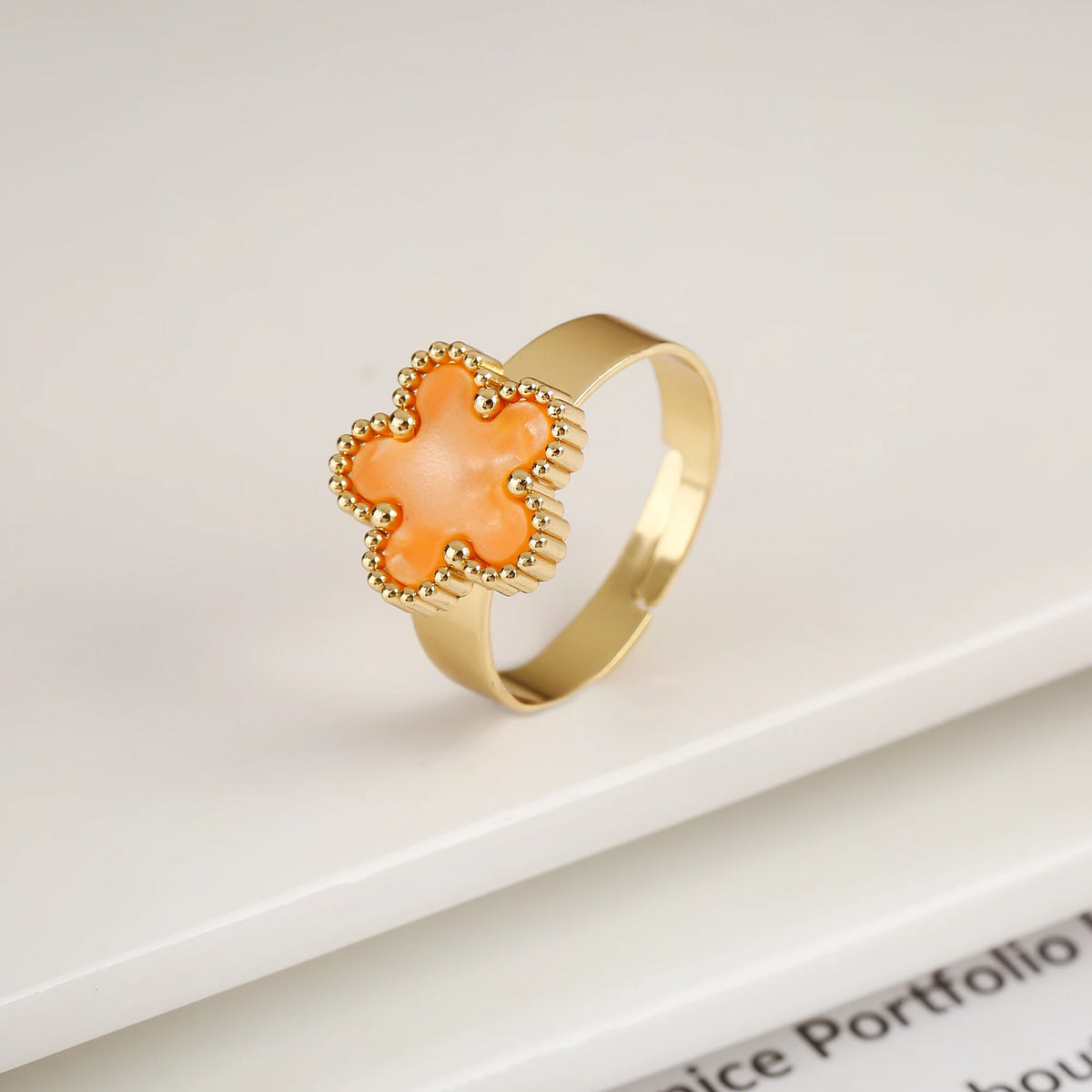 Clover Open Ring