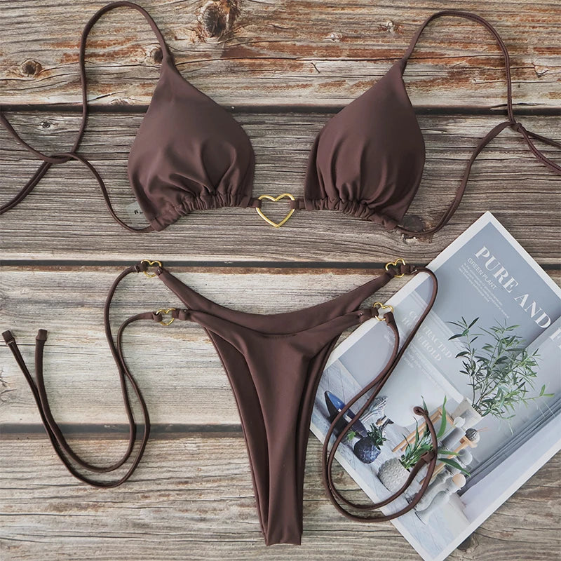 Halter Bikini Set