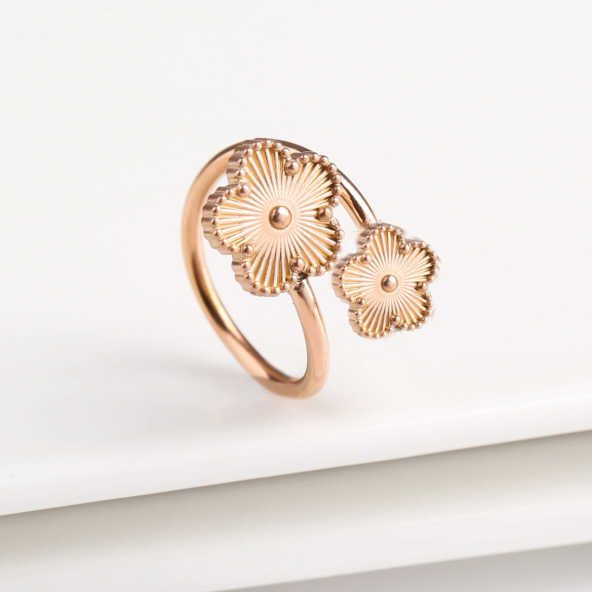Clover Open Ring