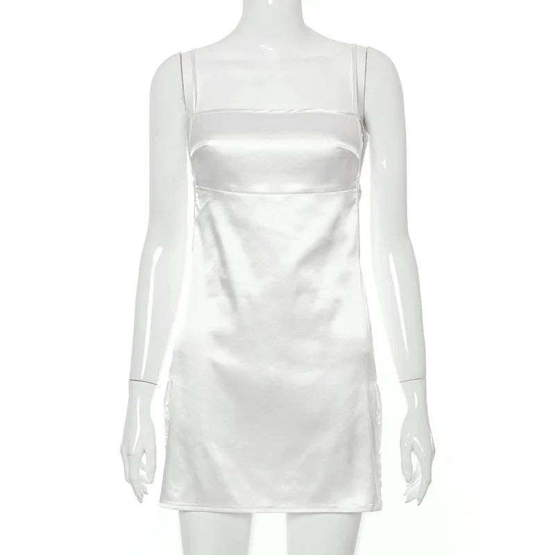 Satin Mini Dress