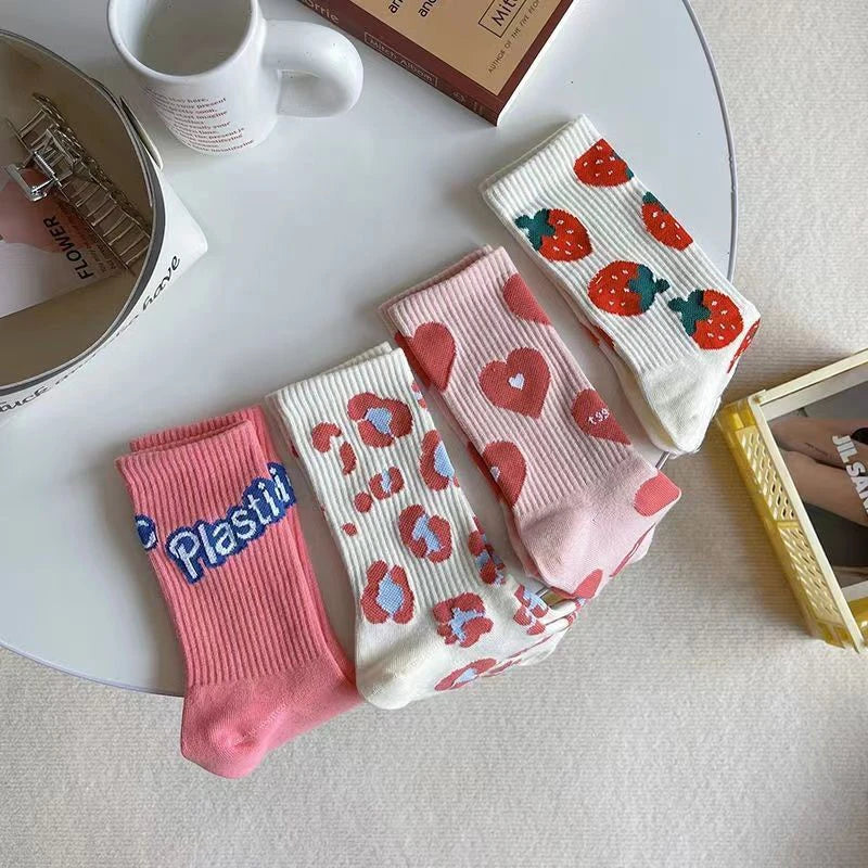 Pink Love Socks