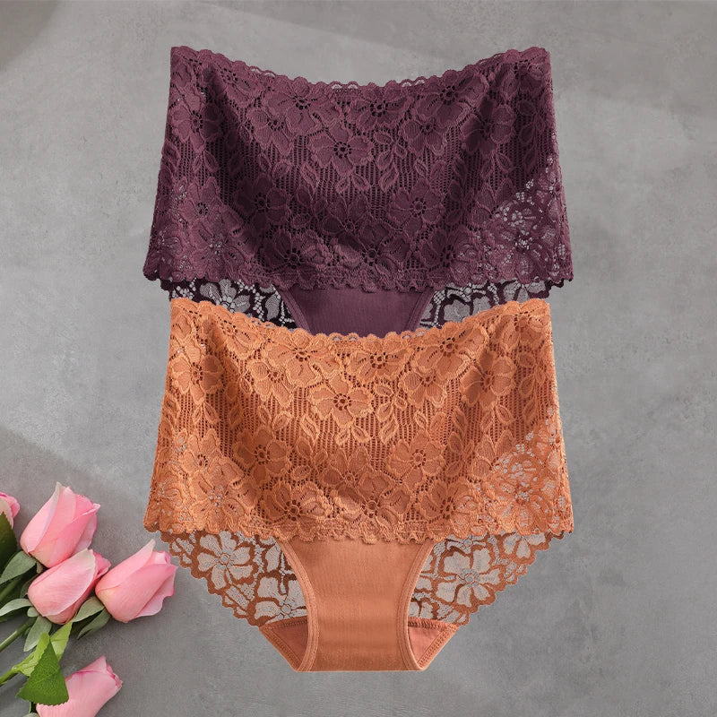 Lace High-Waist Panties