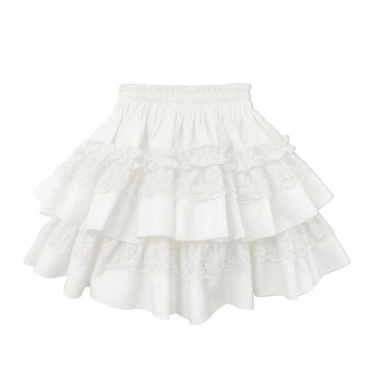 Lace Ruffle Skirt