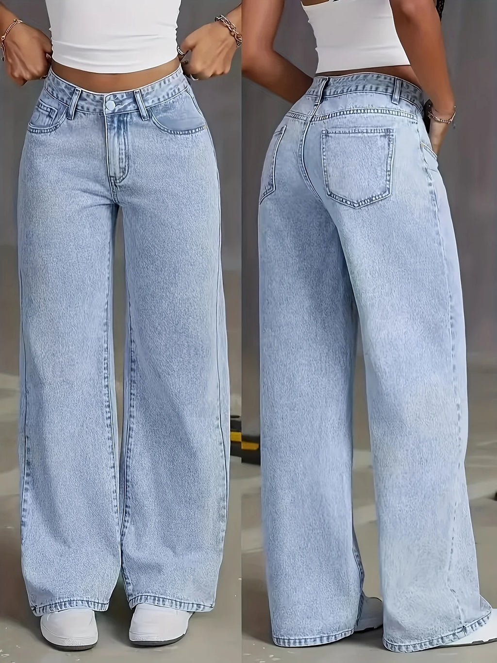 Wide-Leg Jeans