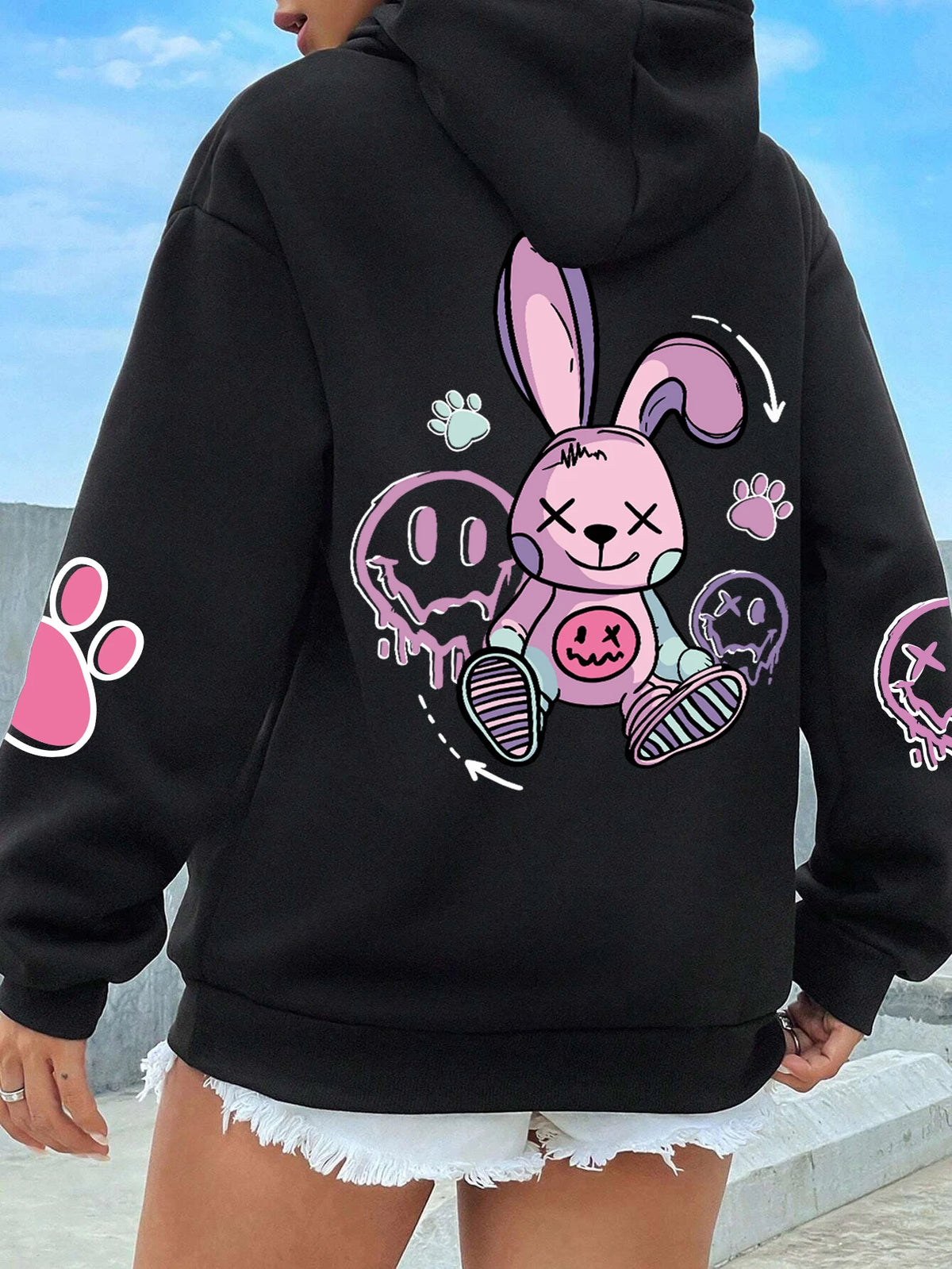 Printed Hoodie