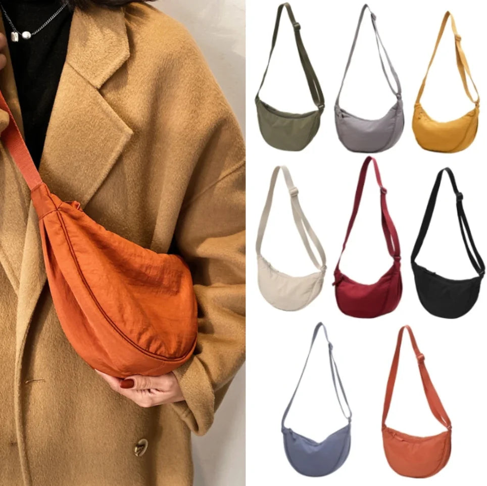 Nylon Hobo Bag
