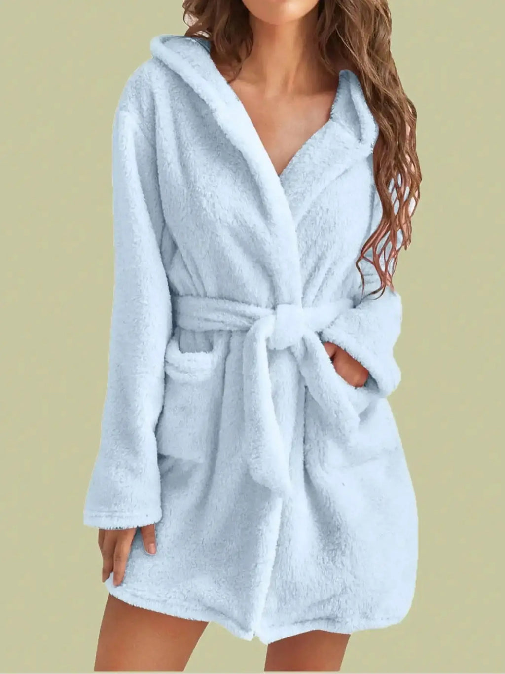 Cozy fleece robe