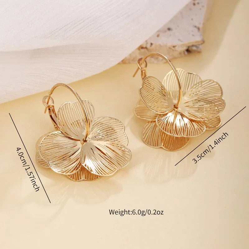 Flower Drop Earrings