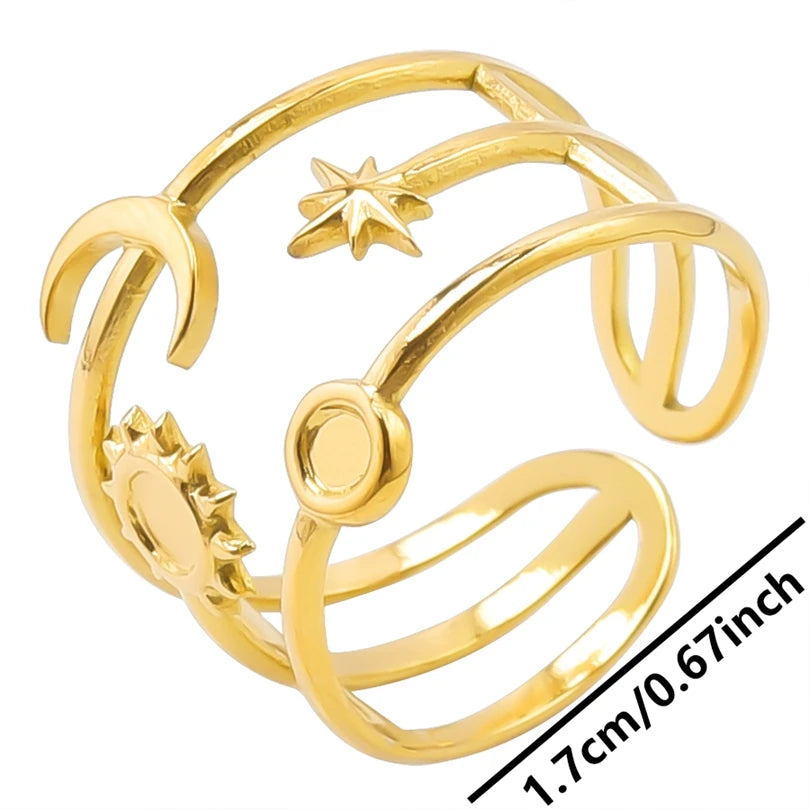 Gold Heart Rings
