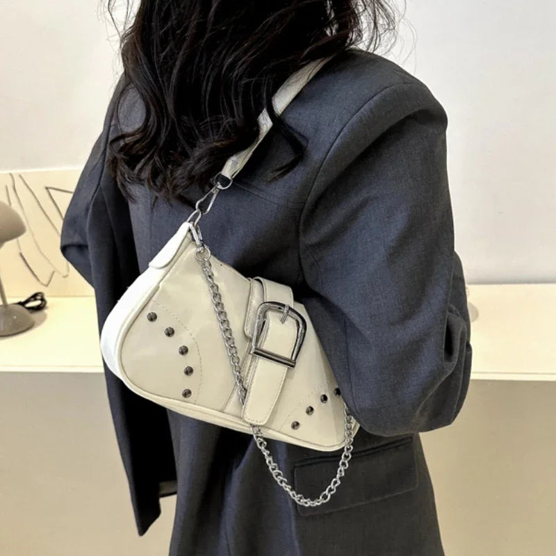 Rivet Shoulder Bag