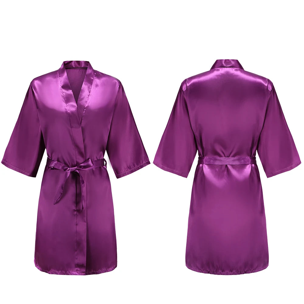 Silky Satin Robe