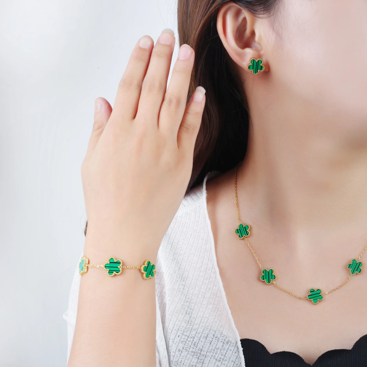 Clover Jewelry Set