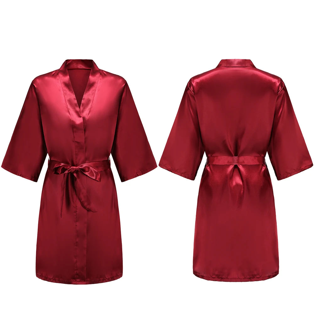Silky Satin Robe