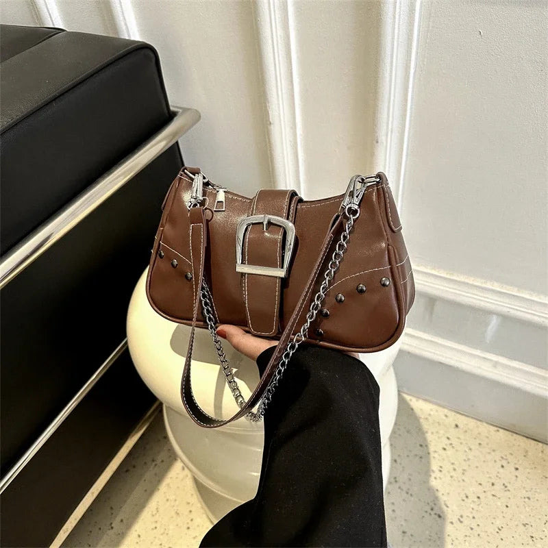 Rivet Shoulder Bag