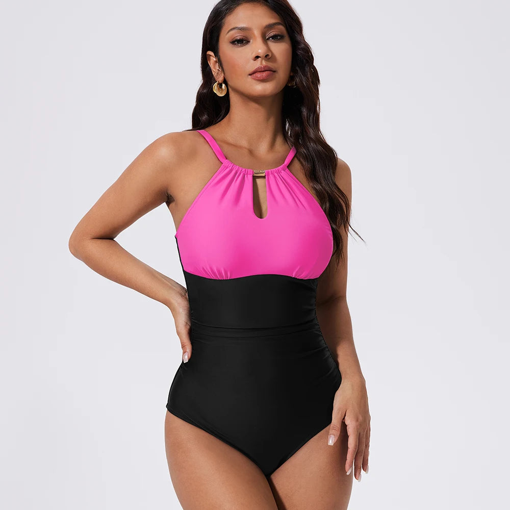 High-Neck Swimsuit