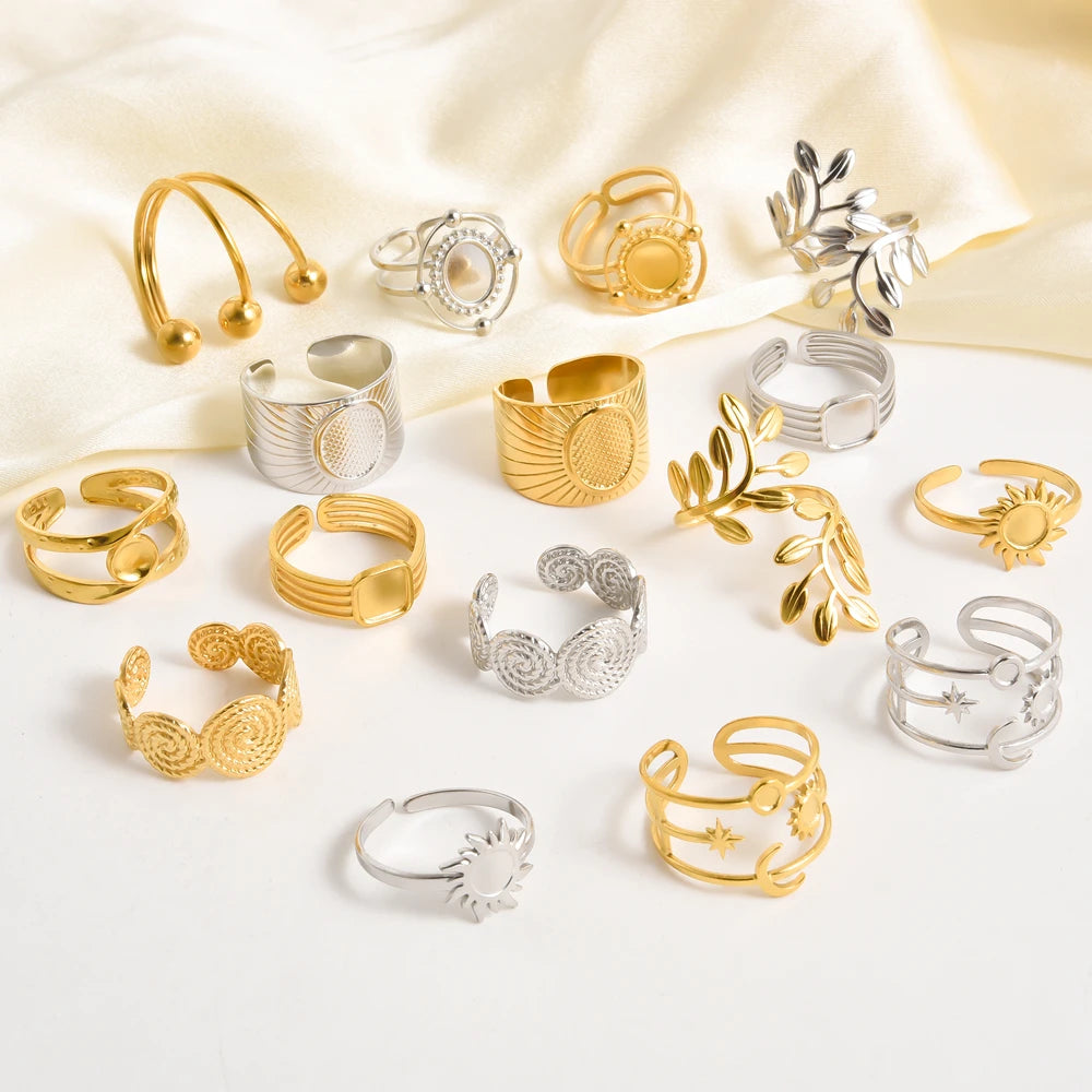 Gold Heart Rings