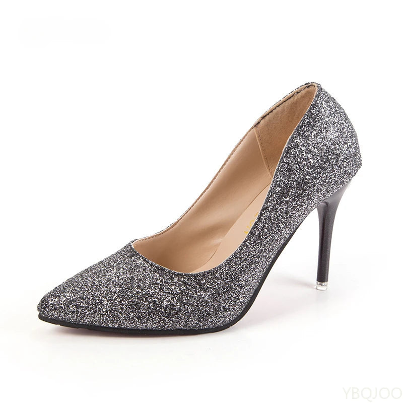 Sequin Heels