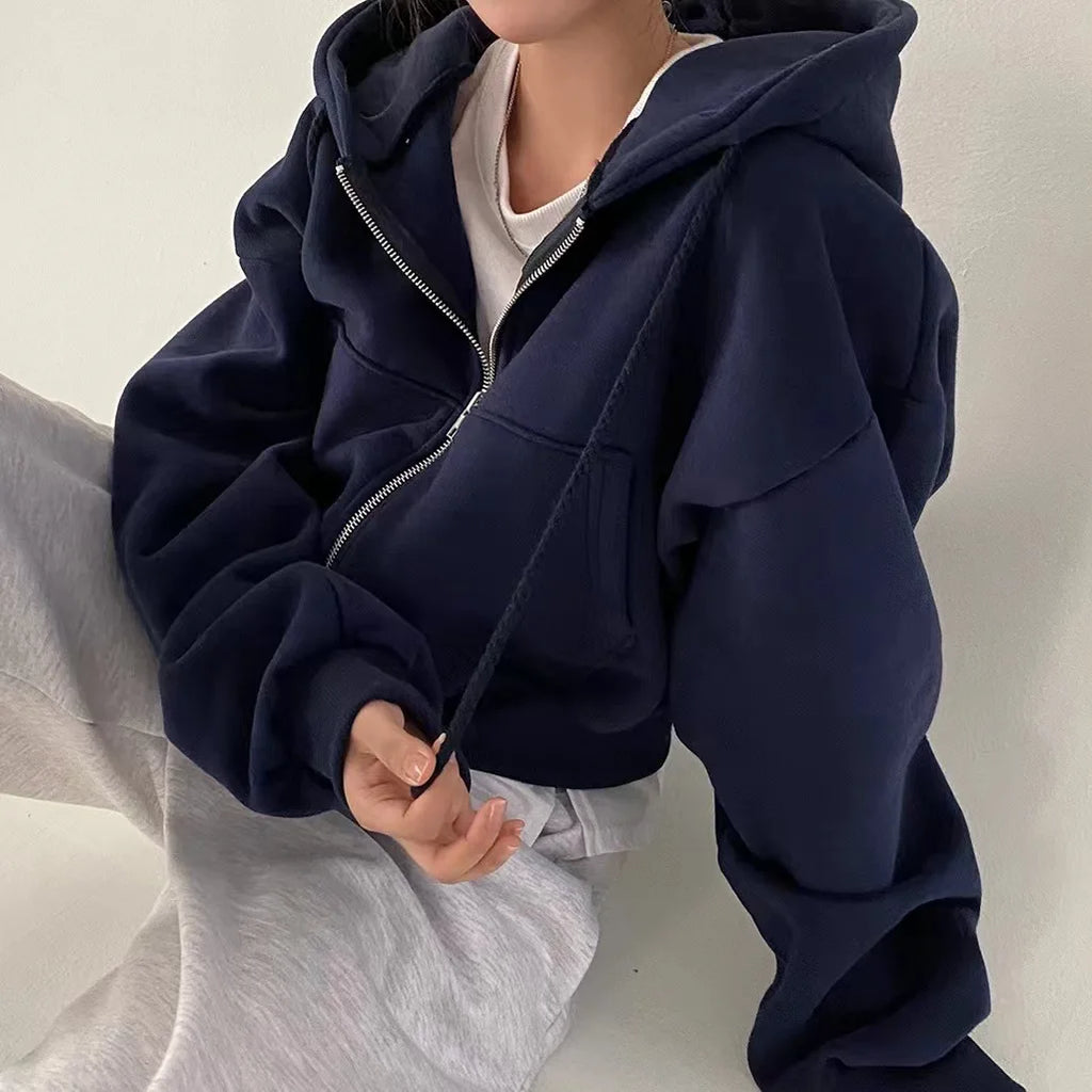 Hooded Crop Jacket