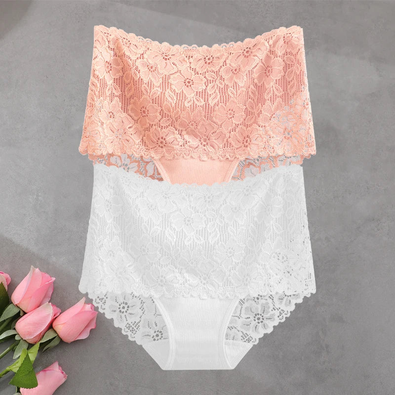 Lace High-Waist Panties