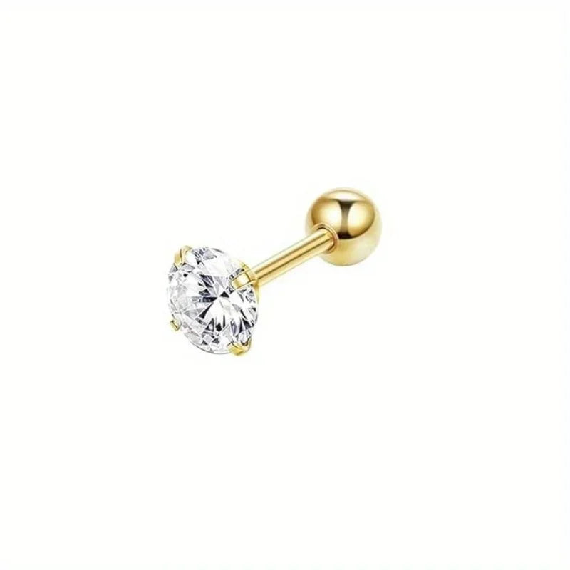 Elegant flower stud earrings