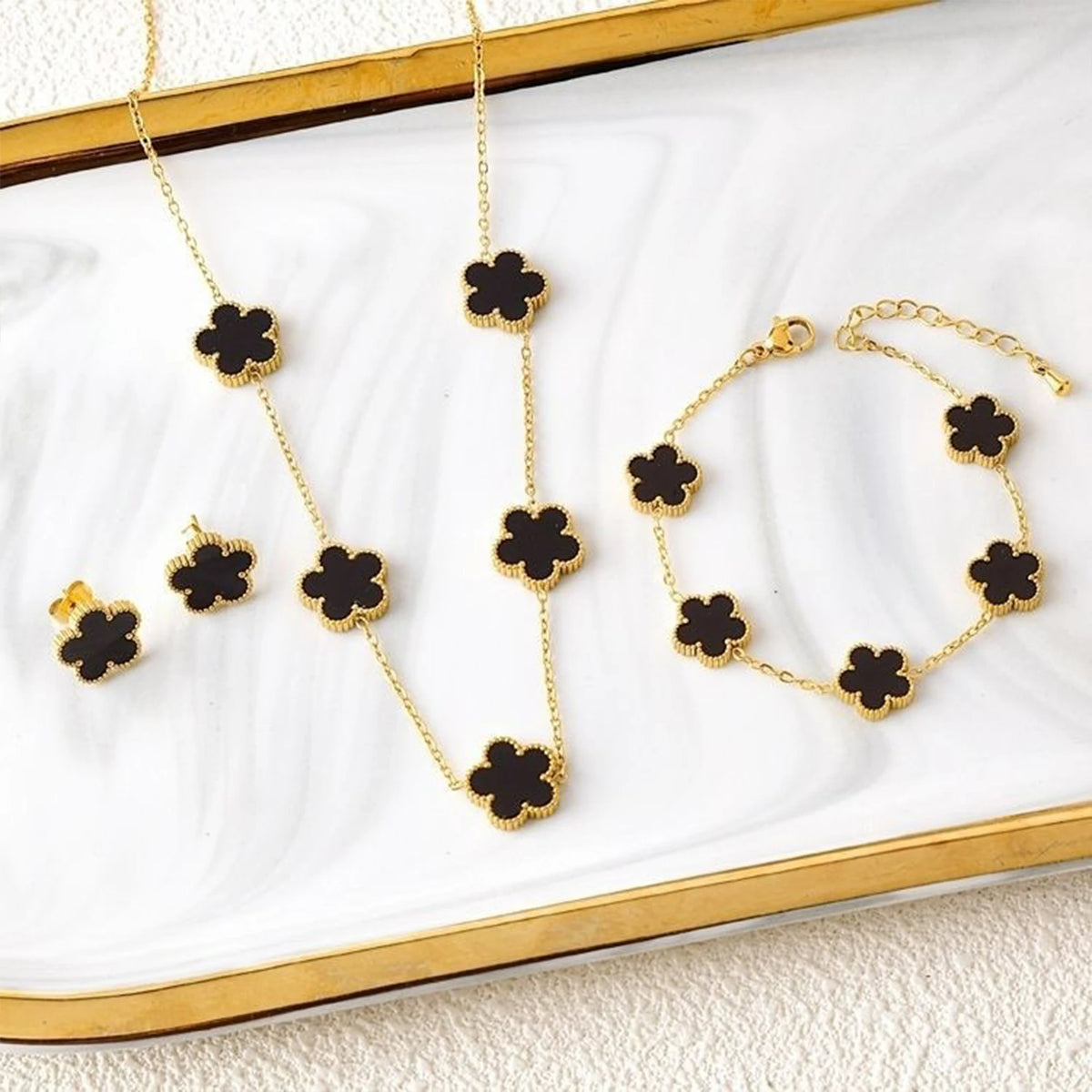 Clover Jewelry Set