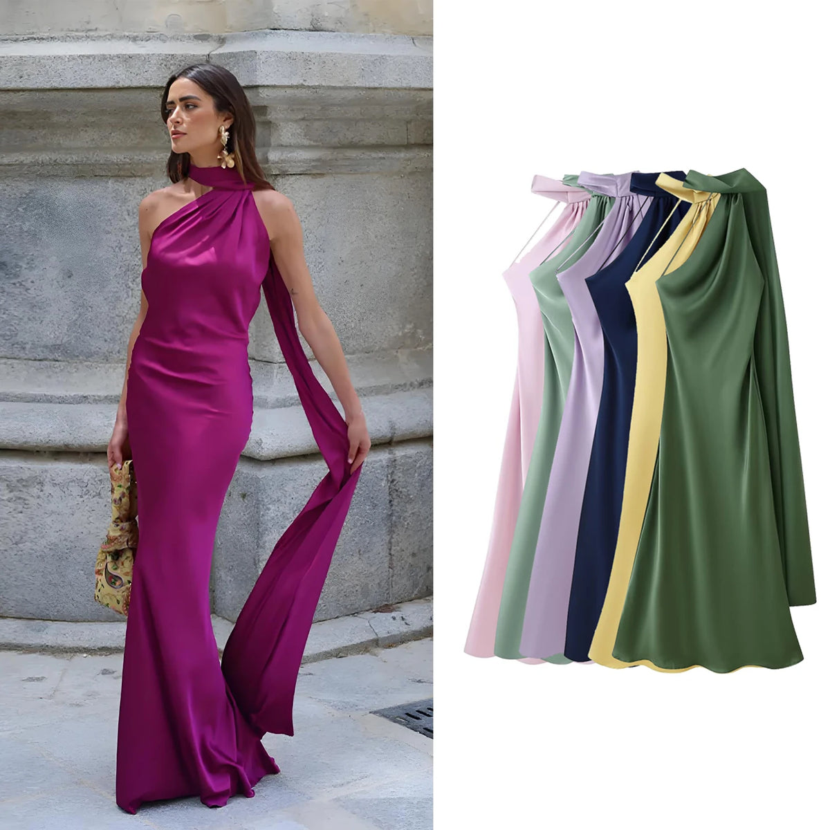 Satin Party Dress