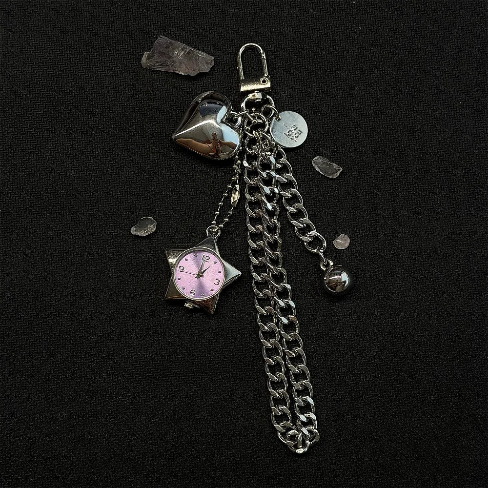 Pocket Watch Keychain