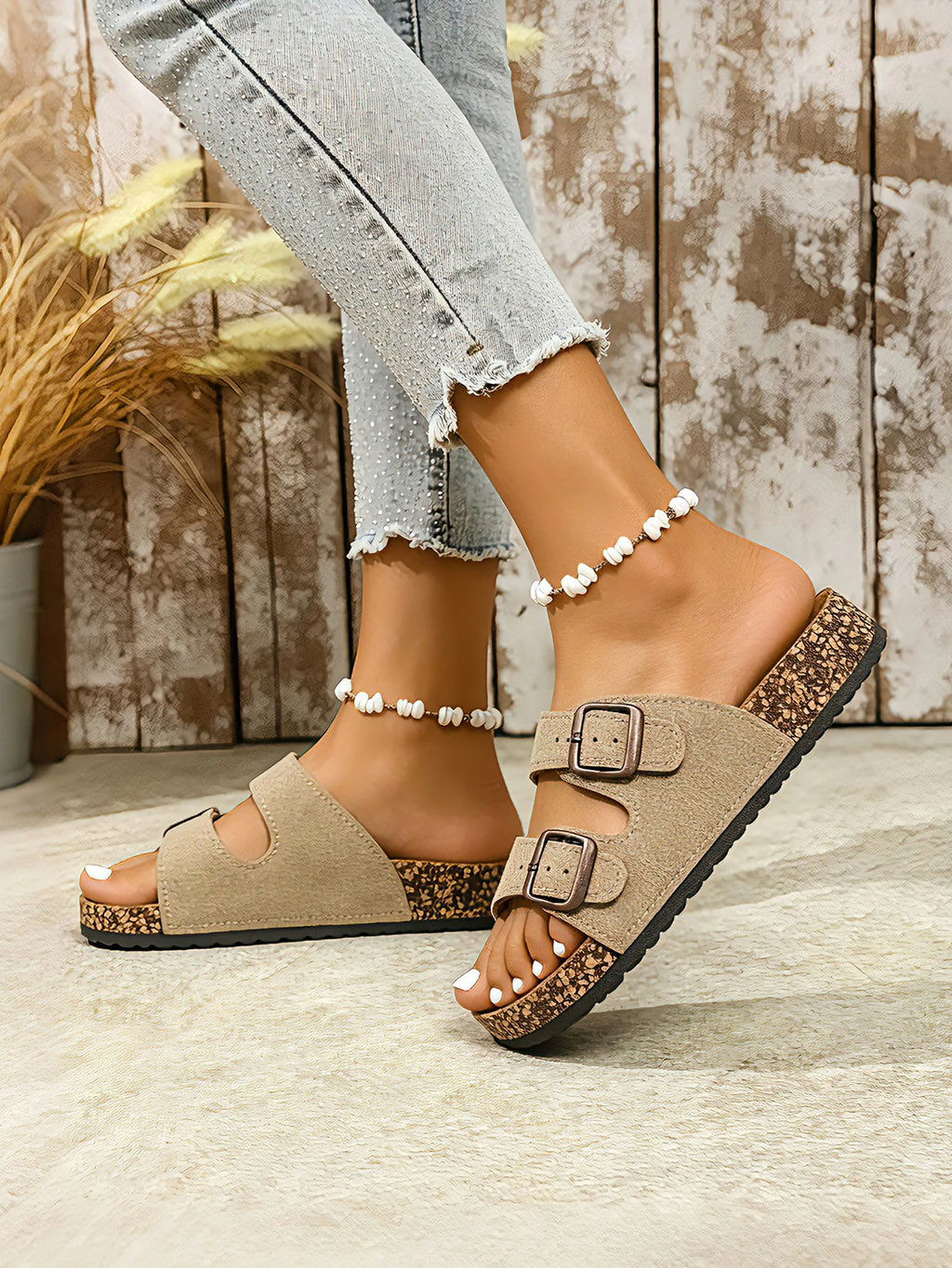 Bohemian Flat Slippers