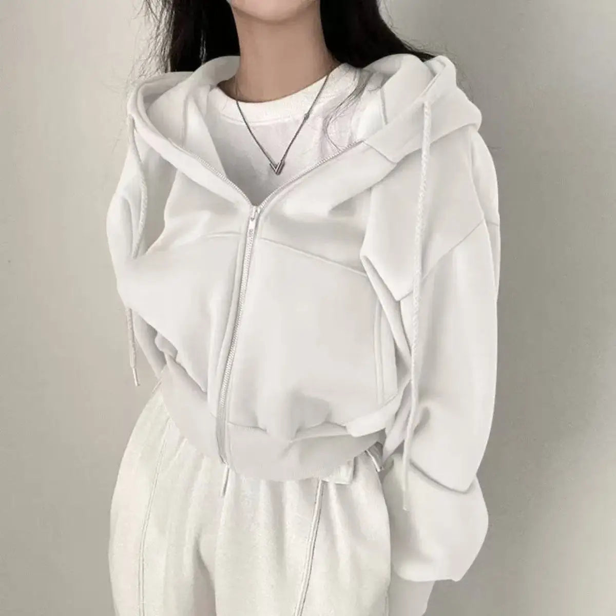 Hooded Crop Jacket