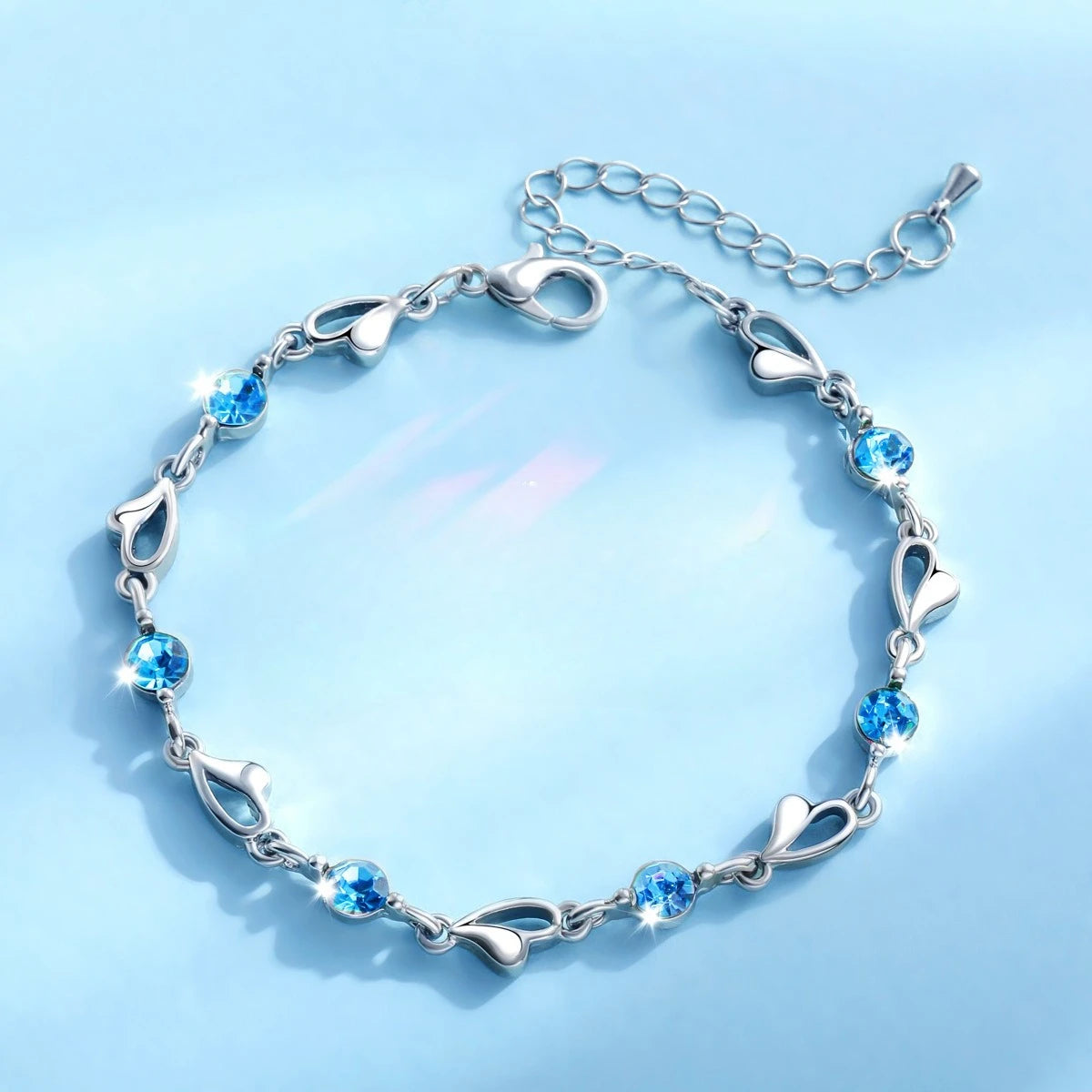 Zircon Flower Bracelet