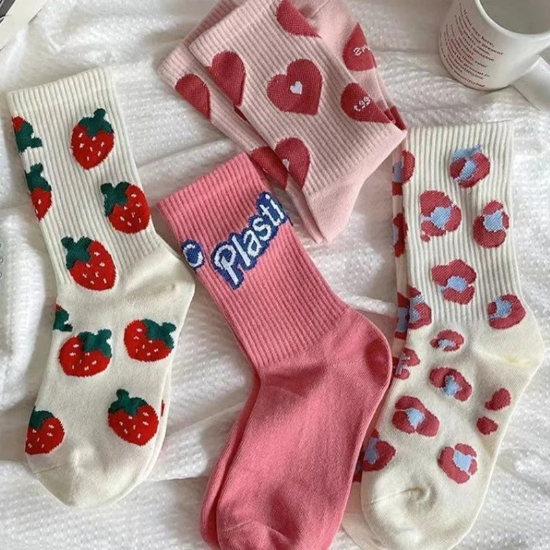 Pink Love Socks