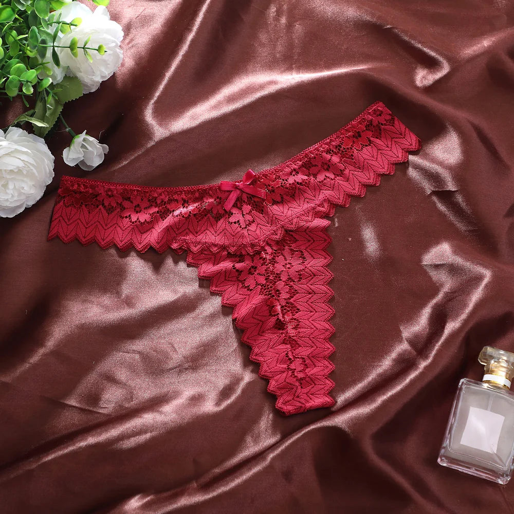 Elegant Lace Thong