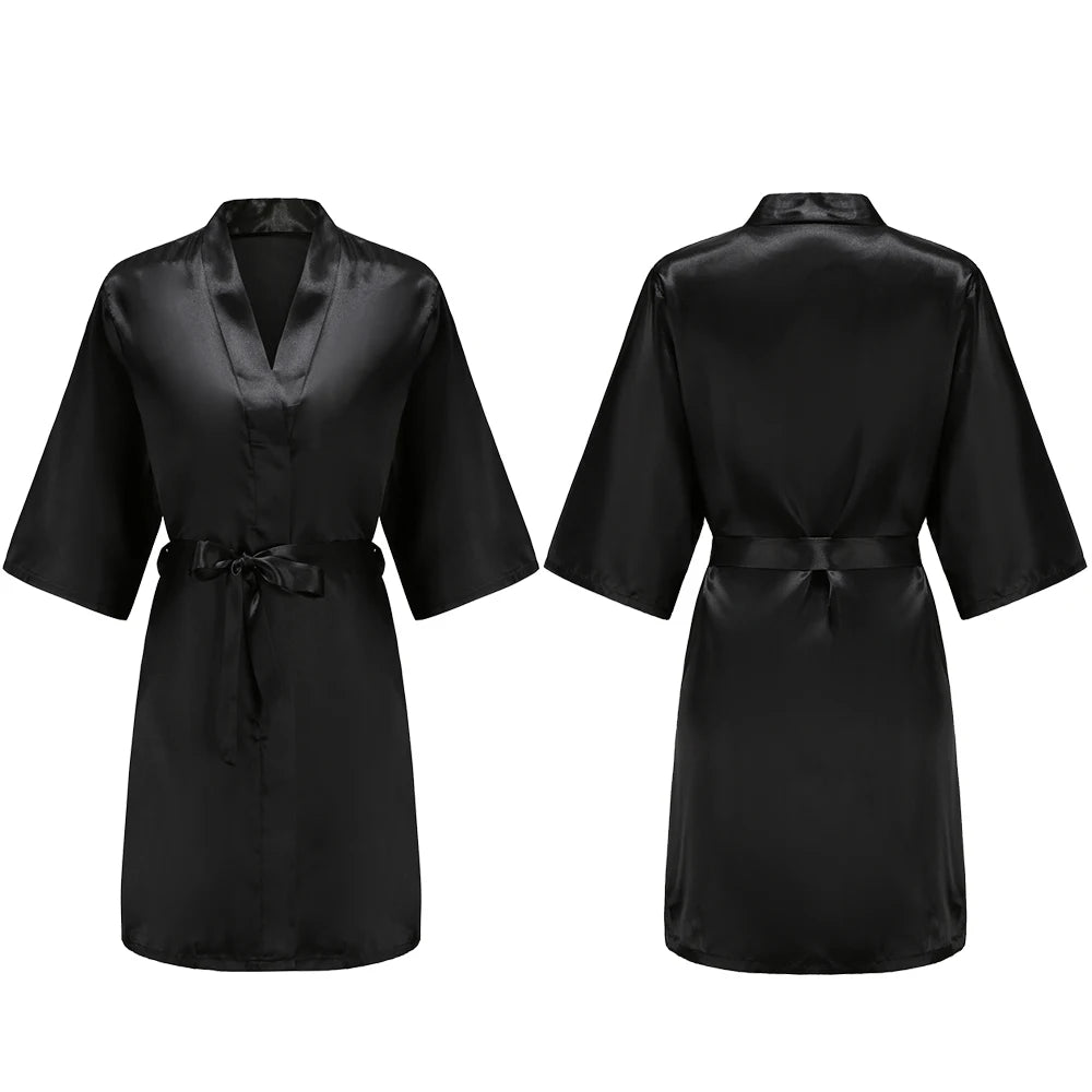 Silky Satin Robe