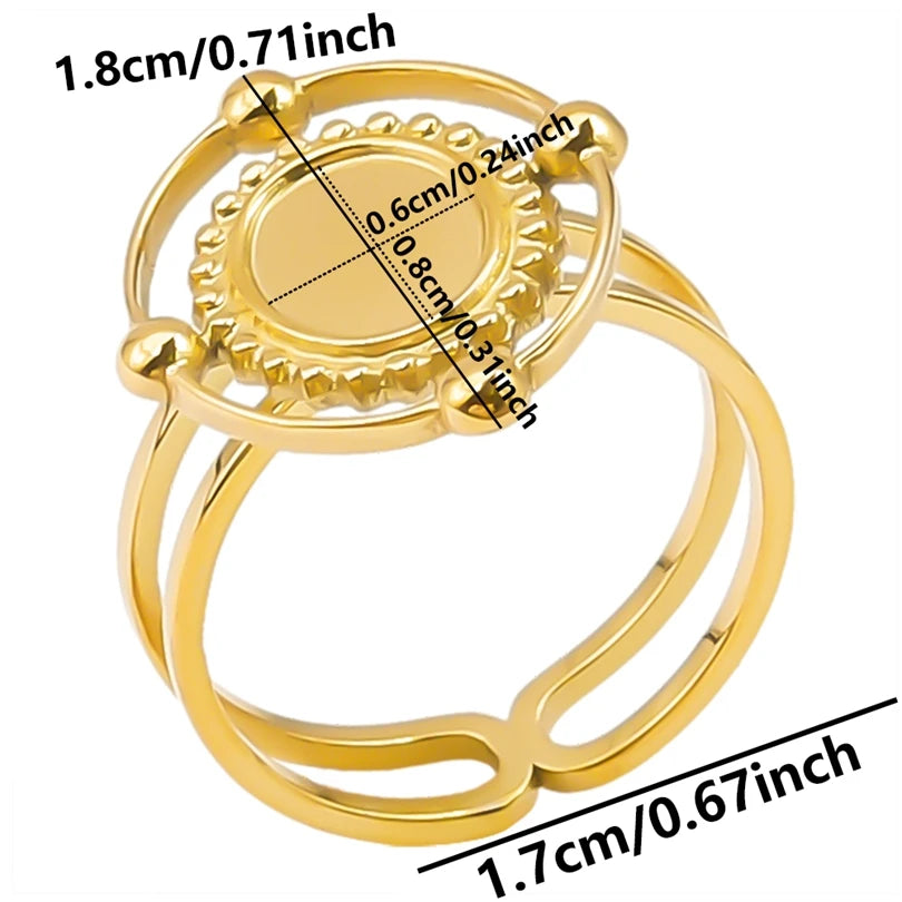 Gold Heart Rings