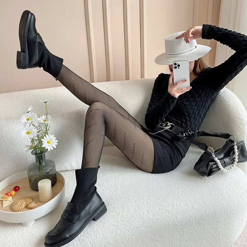 Warm & stylish fleece tights