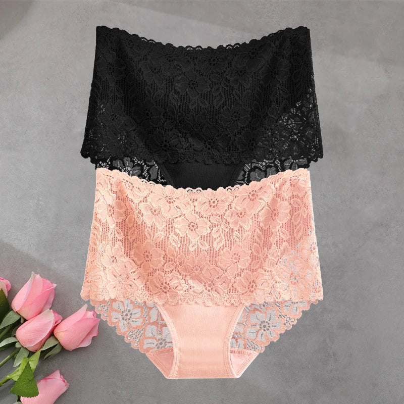 Lace High-Waist Panties