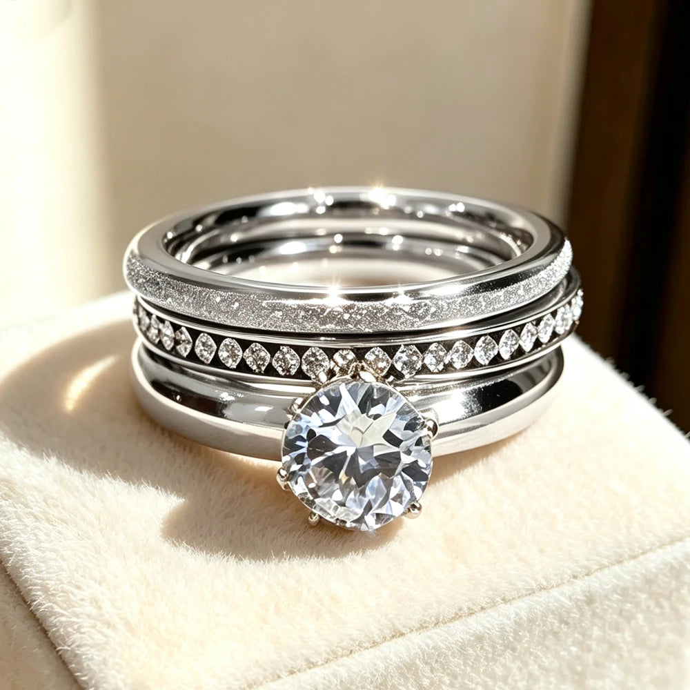 Zircon Ring Set